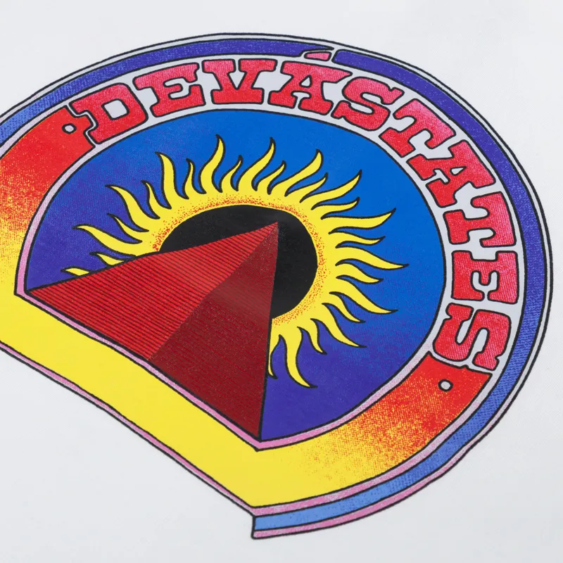 Deva States Pyramid GFX T Shirt White-5