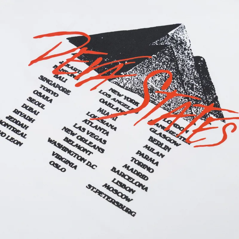 Deva States Pyramid GFX T Shirt White-4