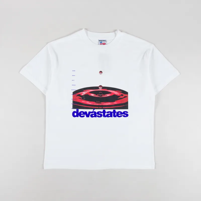 Deva States Ripple GFX T Shirt White