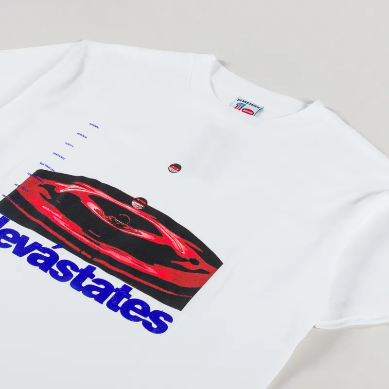 Deva States Ripple GFX T Shirt White-1
