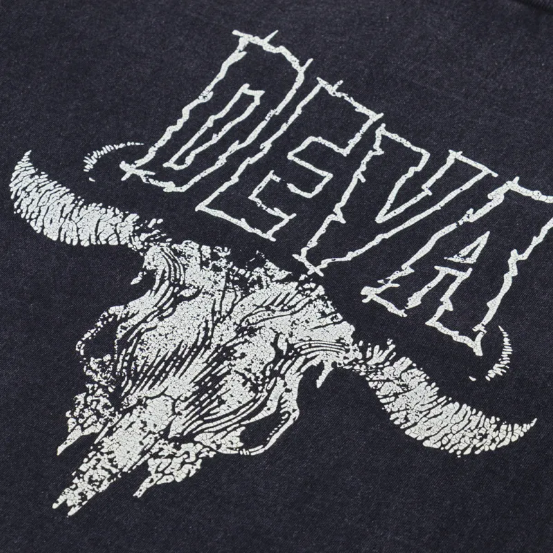 Deva States Gara GFX T Shirt Washed Black-5