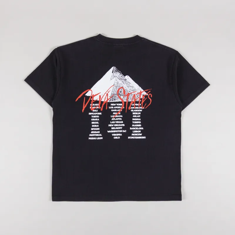 Deva States Pyramid GFX T Shirt Washed Black