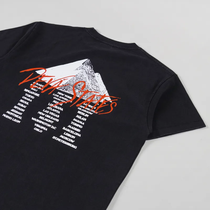 Deva States Pyramid GFX T Shirt Washed Black-2