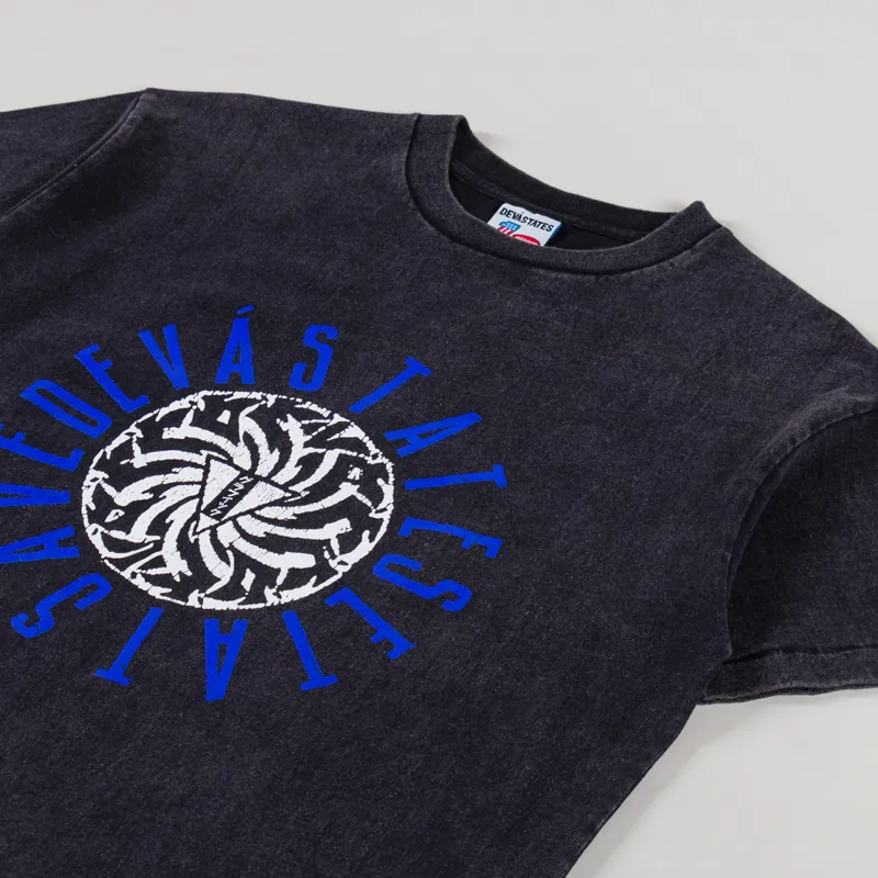 Deva States Buzzsaw GFX T Shirt Washed Black-3