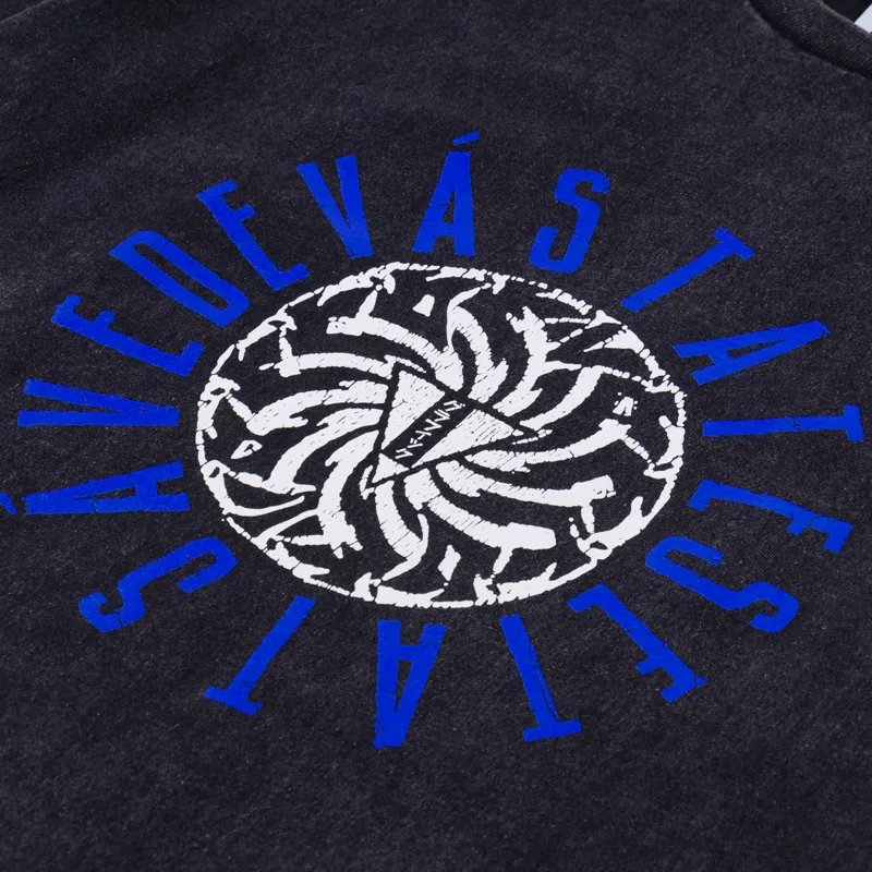 Deva States Buzzsaw GFX T Shirt Washed Black-5