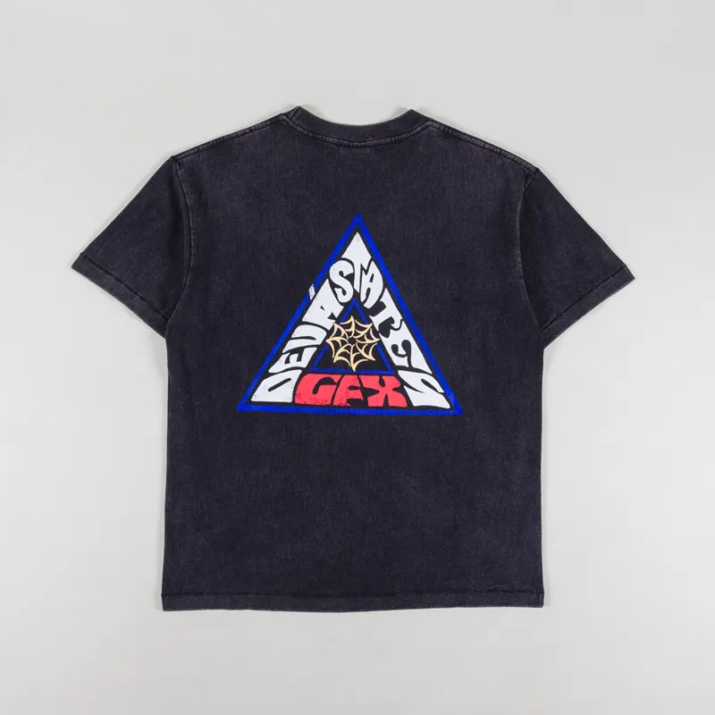 Deva States Buzzsaw GFX T Shirt Washed Black