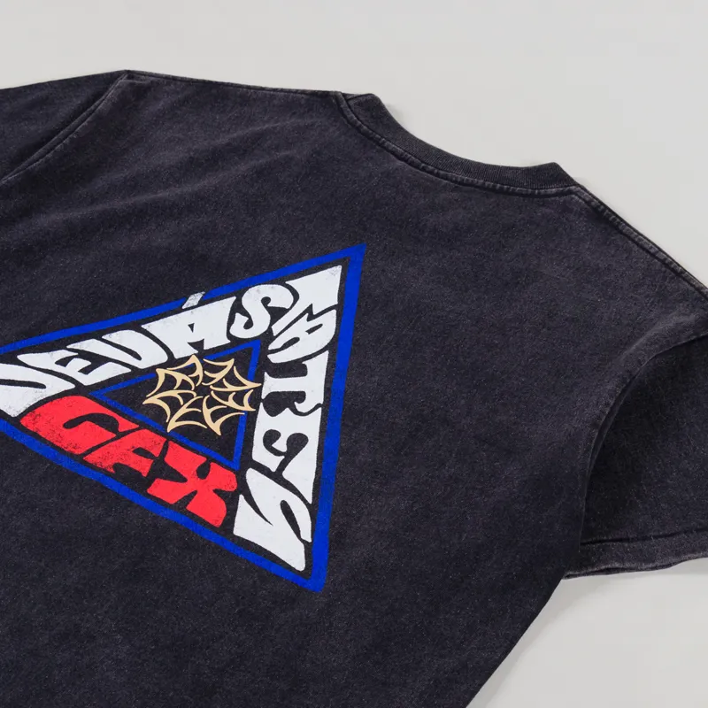 Deva States Buzzsaw GFX T Shirt Washed Black-2