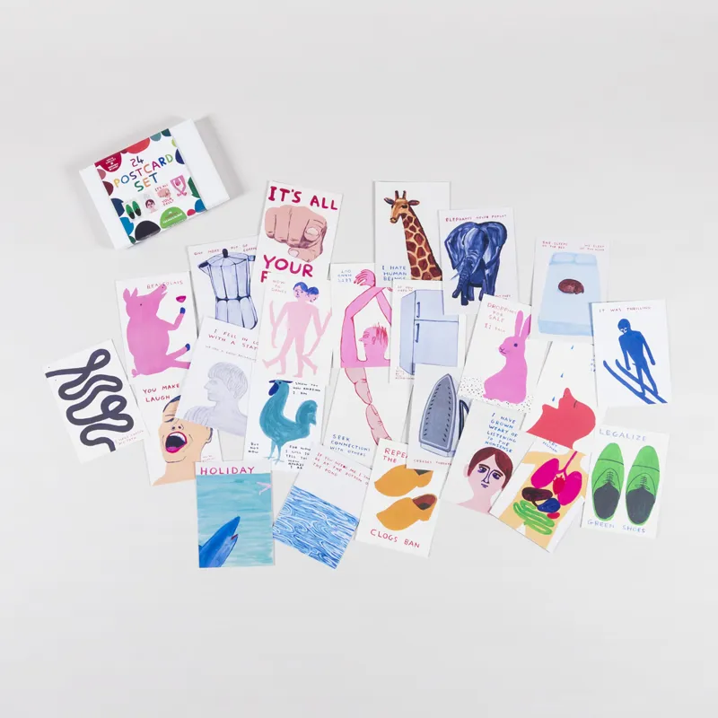 David Shrigley Box Of 24 Post Cards Set 2