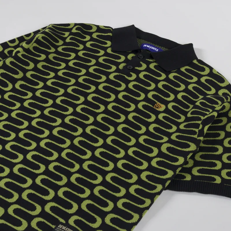 Deva States Scrolls Knit Polo Multi-1