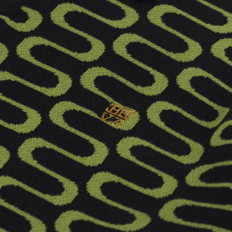 Deva States Scrolls Knit Polo Multi-3
