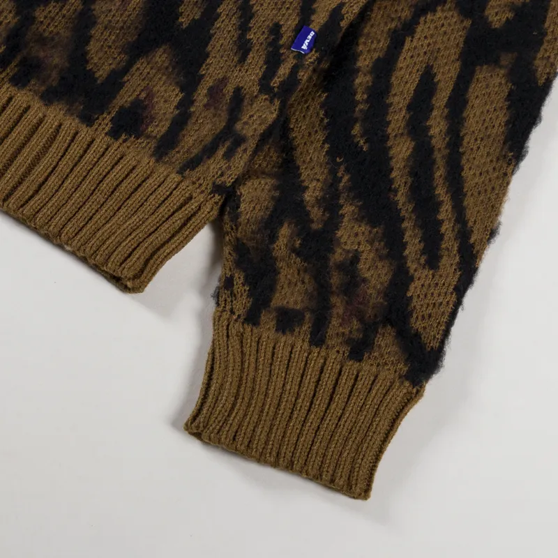 Deva States Pantera Brushed Knitted Sweater Brown-8