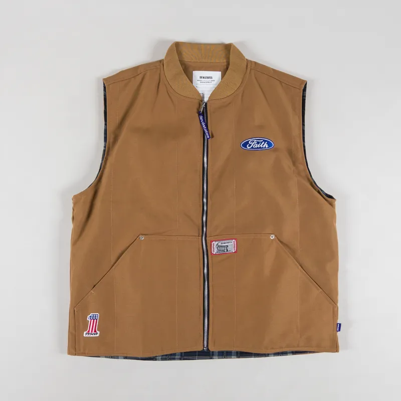 Deva States Faith Work Vest Brown