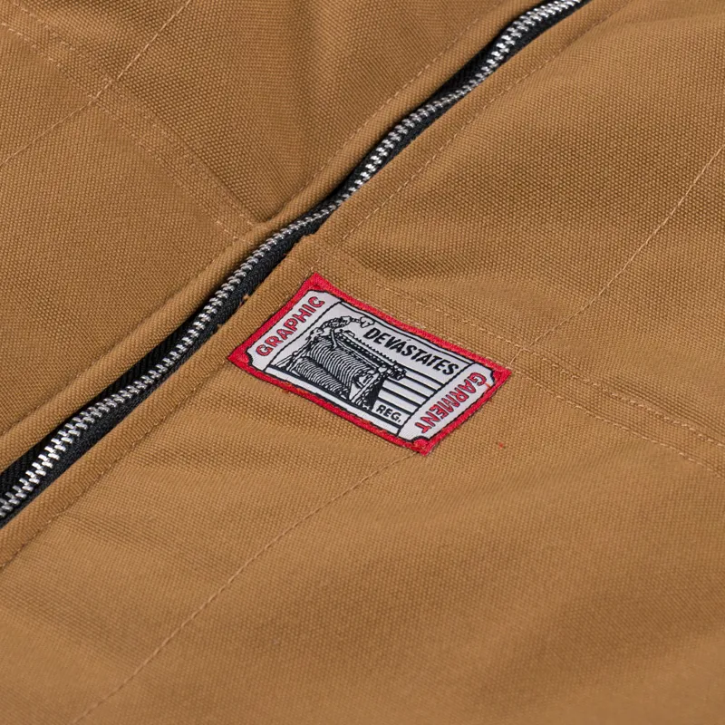 Deva States Faith Work Vest Brown-6