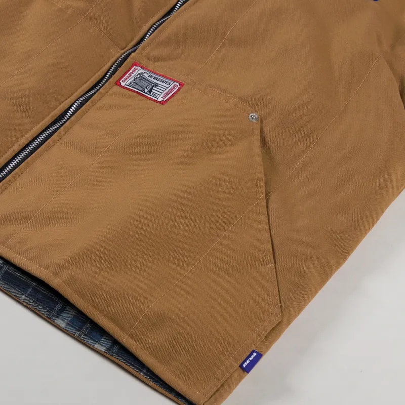 Deva States Faith Work Vest Brown-11