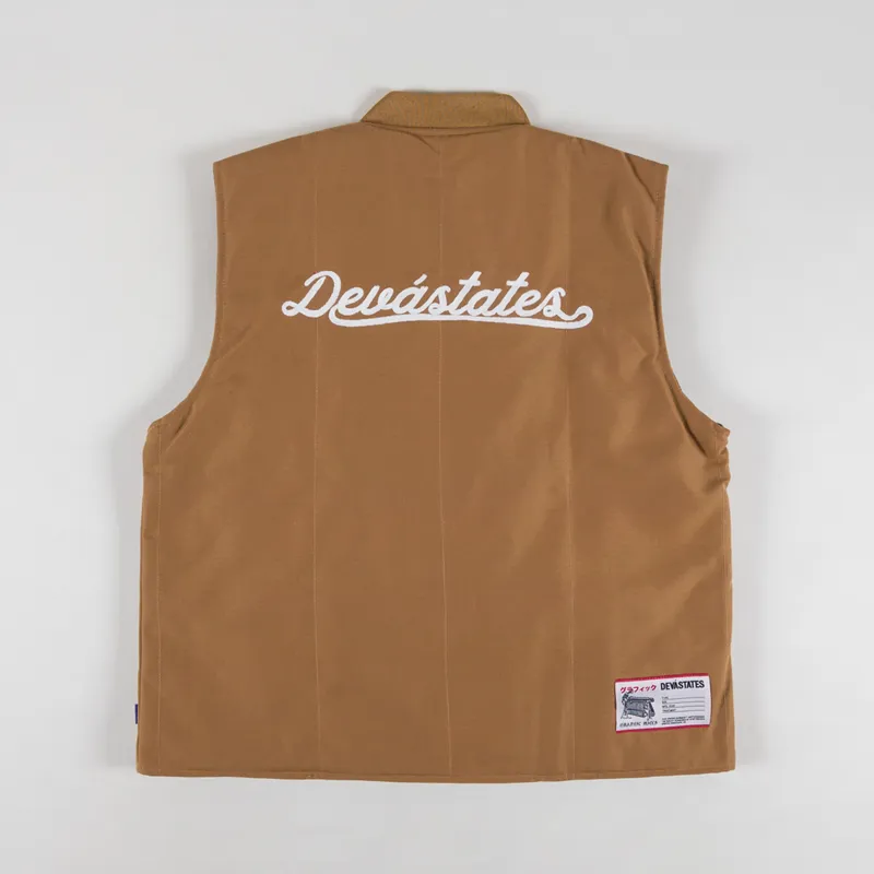 Deva States Faith Work Vest Brown-2