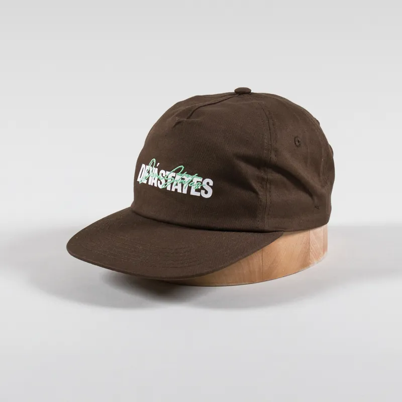 Deva States Overlay Snapback Cap Brown