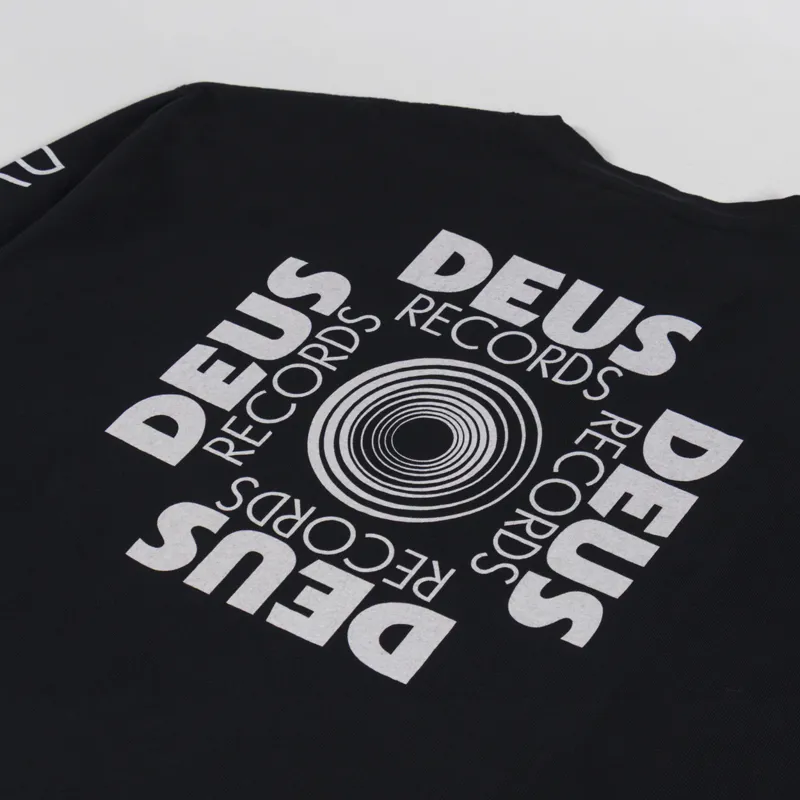 Deus Ex Machina Defacto Long Sleeve T Shirt Black-4