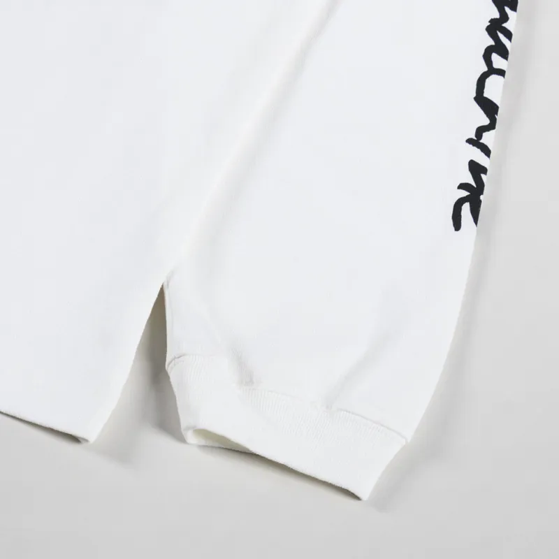 Deus Ex Machina Defacto Long Sleeve T Shirt Vintage White-7