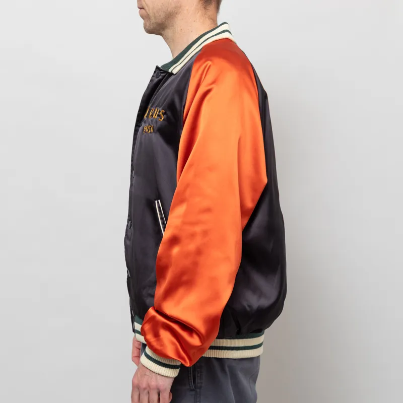 Deus Ex Machina Off Beat Jacket Bowling Orange-3