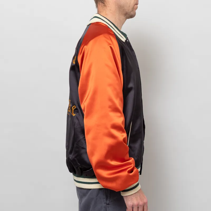 Deus Ex Machina Off Beat Jacket Bowling Orange-5