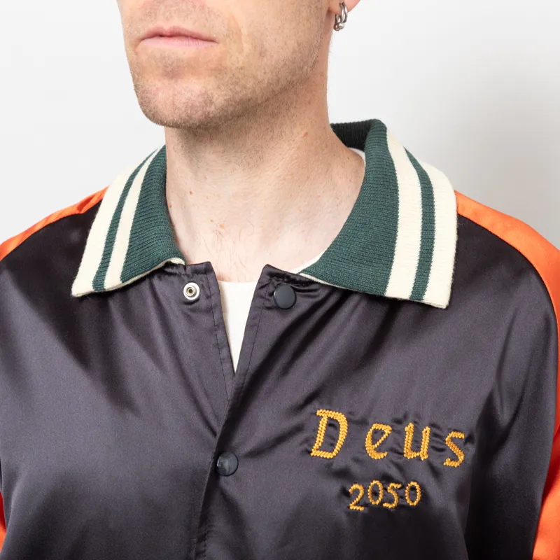 Deus Ex Machina Off Beat Jacket Bowling Orange-6
