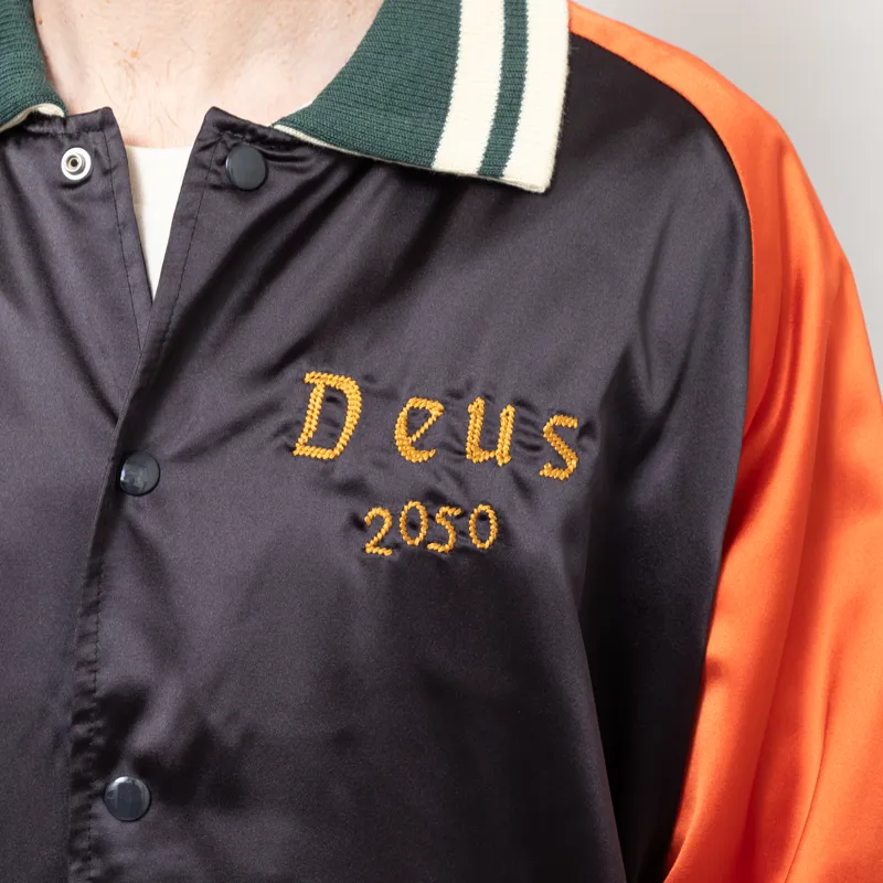 Deus Ex Machina Off Beat Jacket Bowling Orange-7