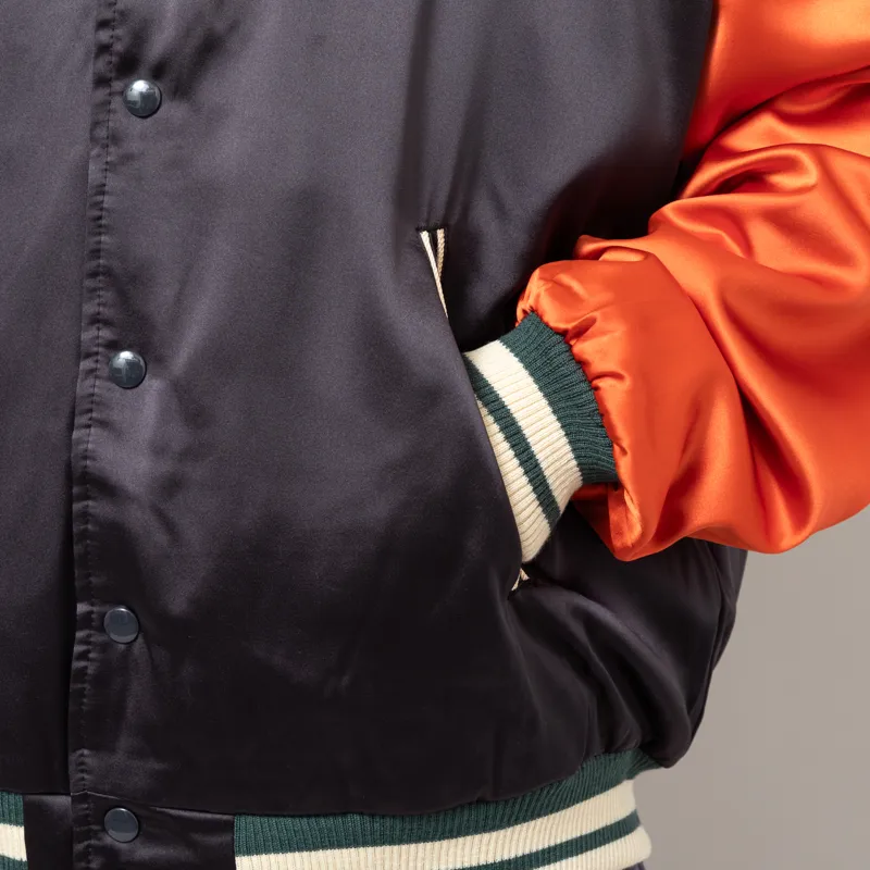 Deus Ex Machina Off Beat Jacket Bowling Orange-10