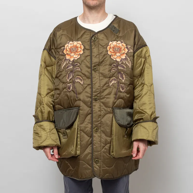Deus Ex Machina Million Volt Oversized Jacket Olive Drab