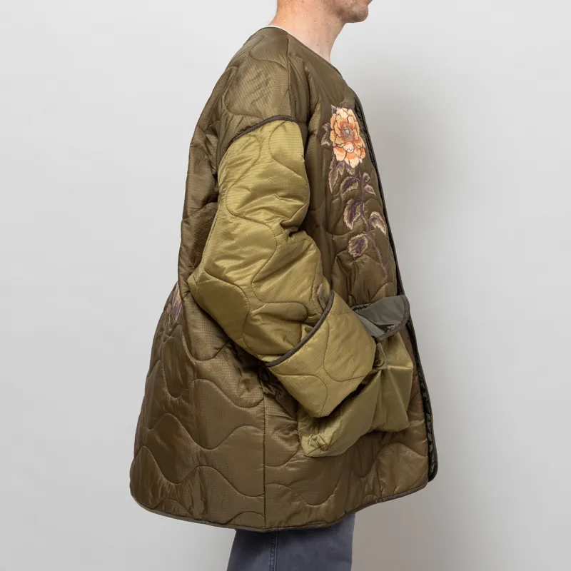 Deus Ex Machina Million Volt Oversized Jacket Olive Drab-4