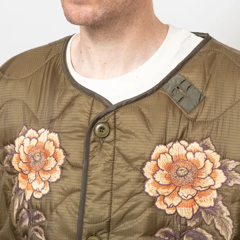 Deus Ex Machina Million Volt Oversized Jacket Olive Drab-5