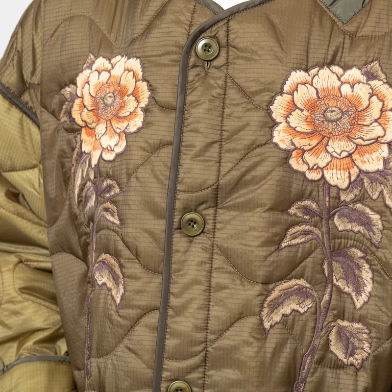 Deus Ex Machina Million Volt Oversized Jacket Olive Drab-7