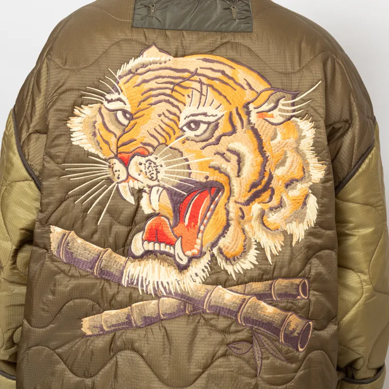 Deus Ex Machina Million Volt Oversized Jacket Olive Drab-6