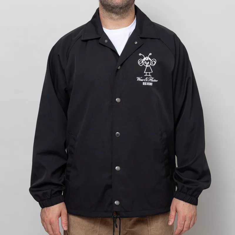 Deus Ex Machina Mens Sensory Overload Coach Jacket Black