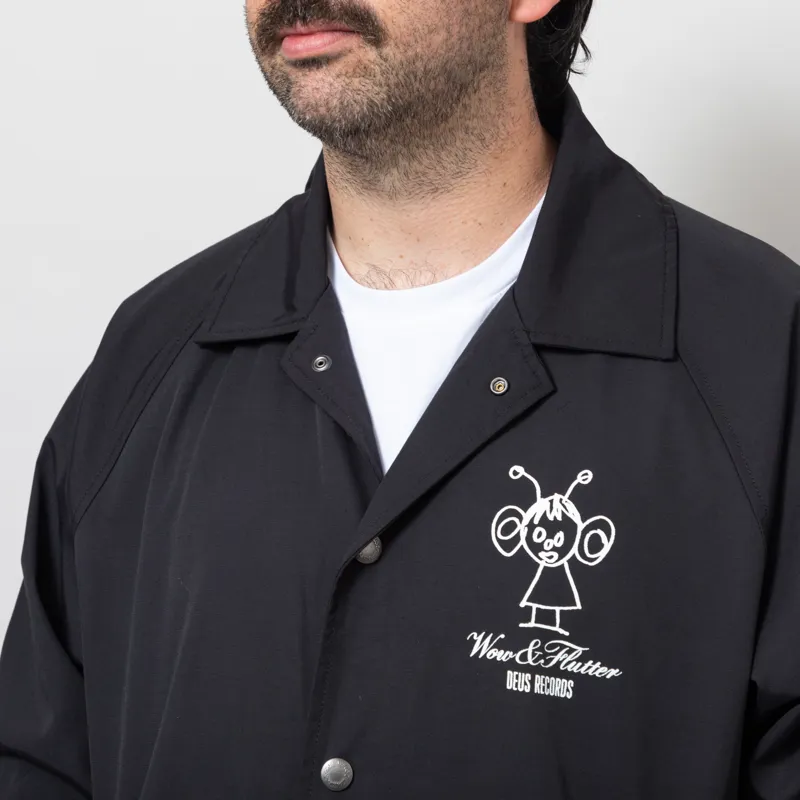 Deus Ex Machina Sensory Overload Coach Jacket Black-7