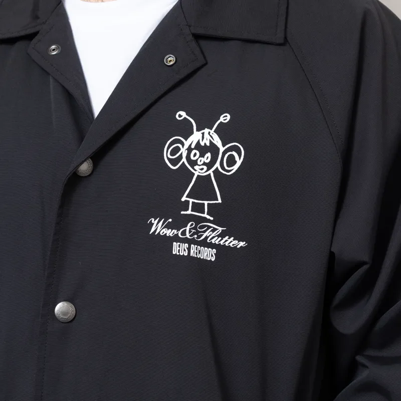 Deus Ex Machina Sensory Overload Coach Jacket Black-10