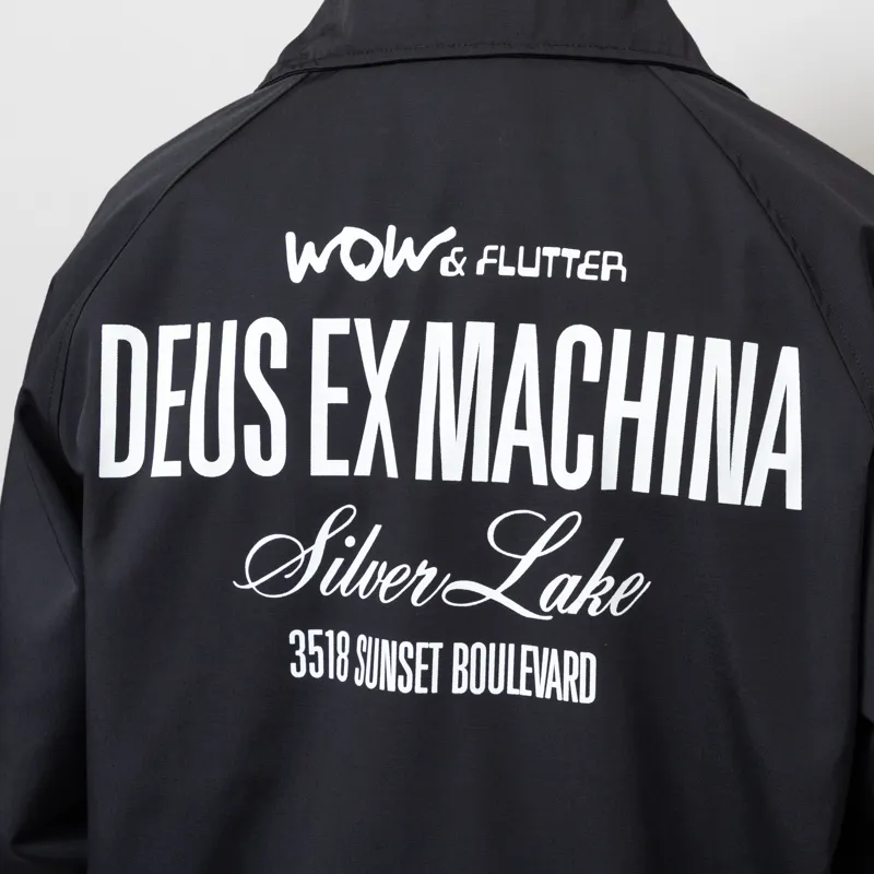 Deus Ex Machina Sensory Overload Coach Jacket Black-8