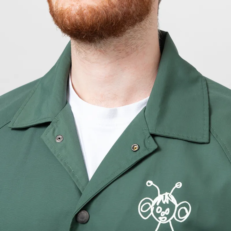 Deus Ex Machina Sensory Overload Coach Jacket Dark Forest-6