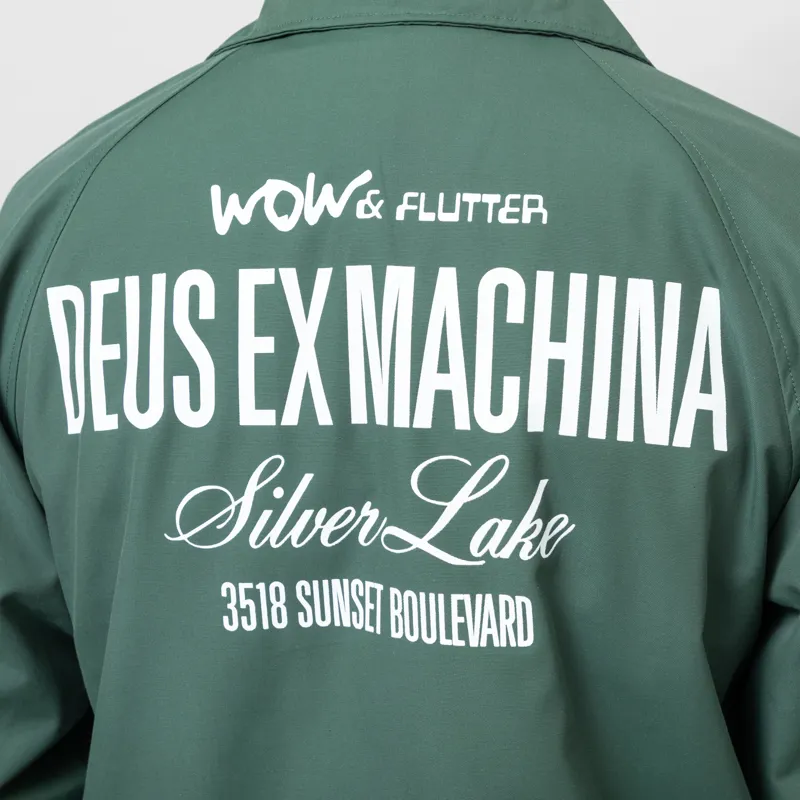 Deus Ex Machina Sensory Overload Coach Jacket Dark Forest-9