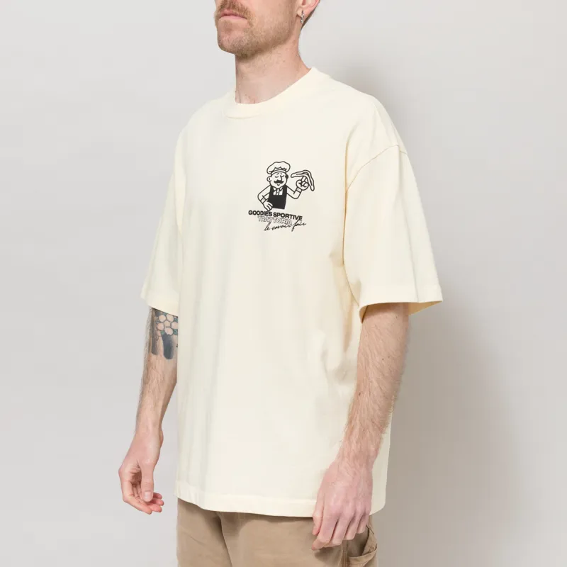 Goodies Sportive Dolce Vita T Shirt Butter-3