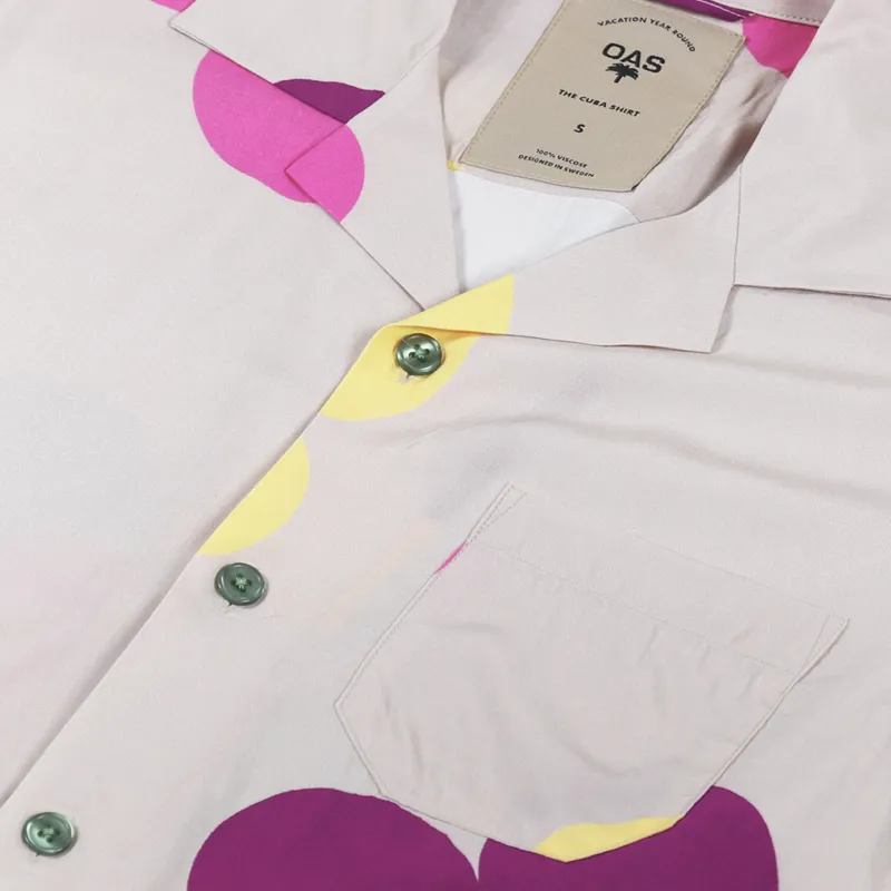 Oas Daisy Viscose Shirt Pink-2