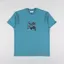 Skateboard Cafe Dancing T Shirt Teal