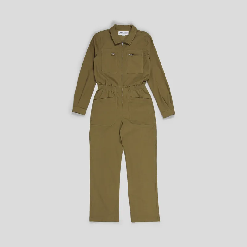 L.F.Markey Womens Danny Boilersuit Chartreuse
