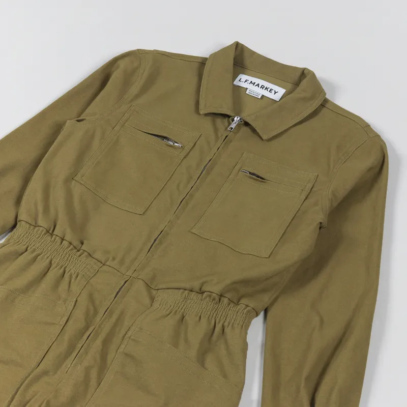 L.F.Markey Womens Danny Boilersuit Chartreuse-10