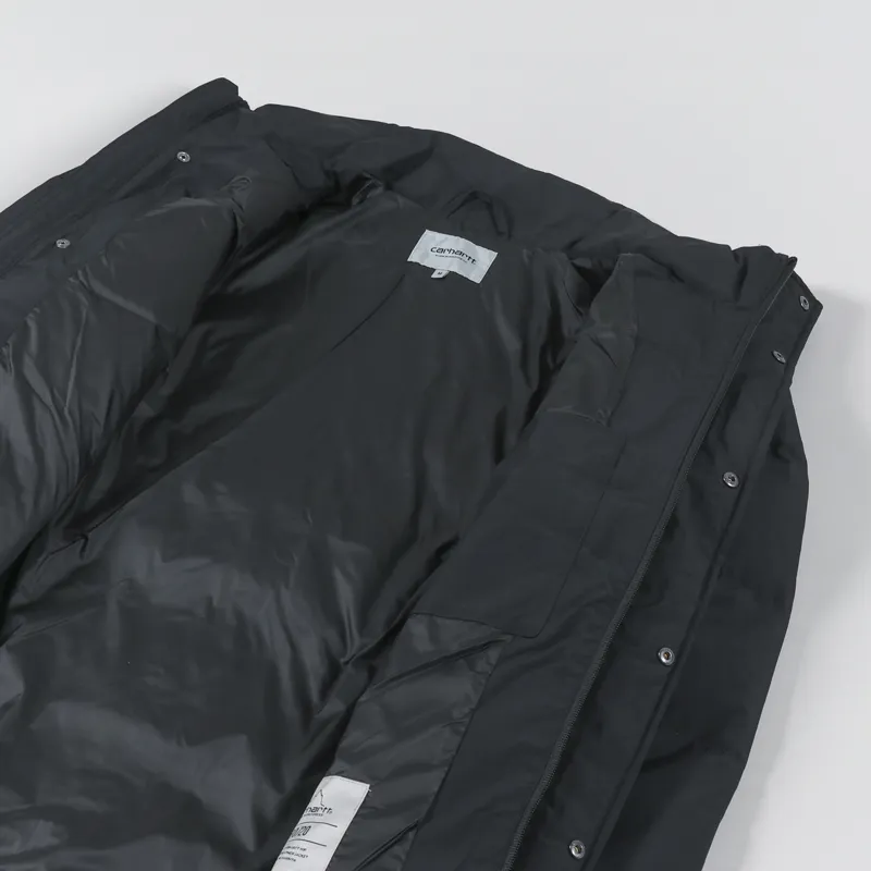 Carhartt WIP Danville Down Jacket Black White-4