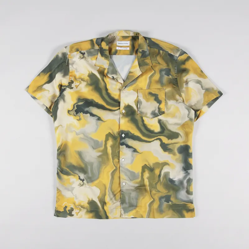 Edmmond Studios Darius Short Sleeve Shirt Mustard