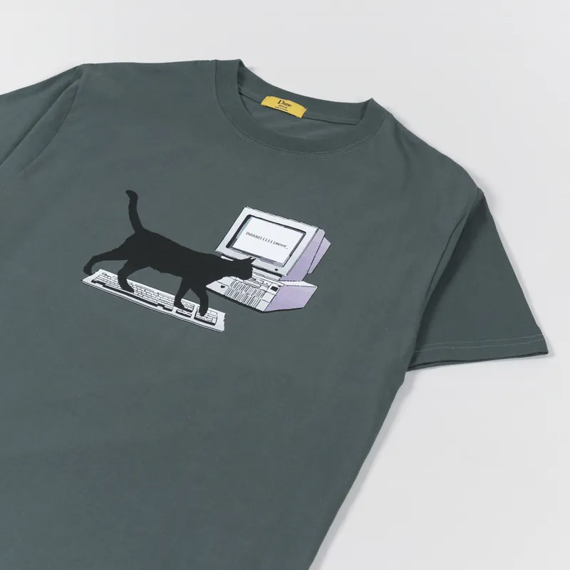 Dime Data Entry T Shirt Dark Teal-2