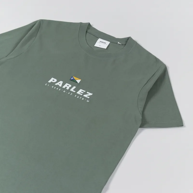 Parlez Davis T Shirt Khaki-2