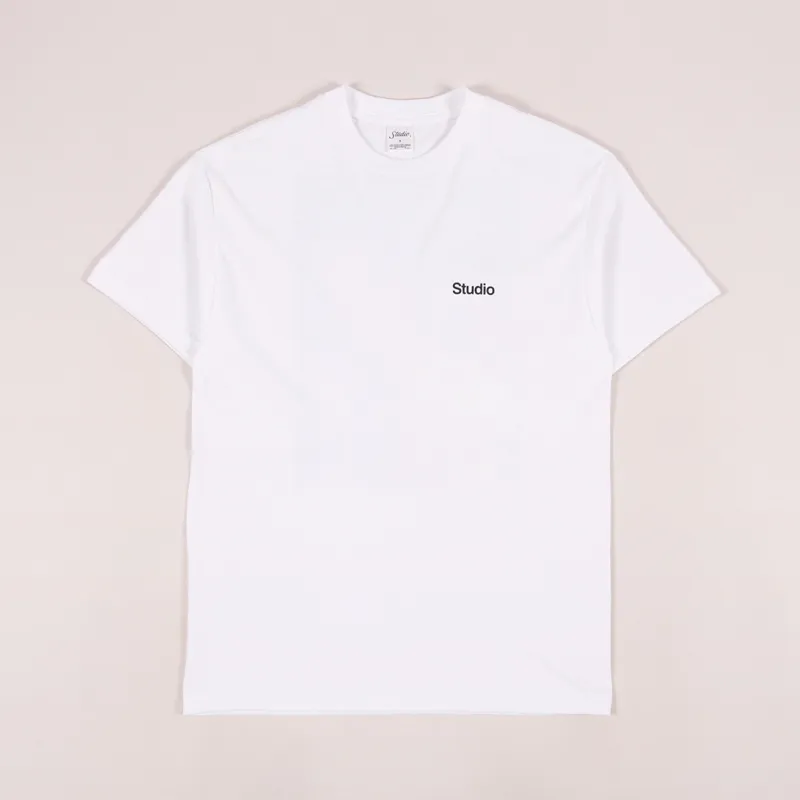 Studio Skateboards Dawg Bite T Shirt White-1
