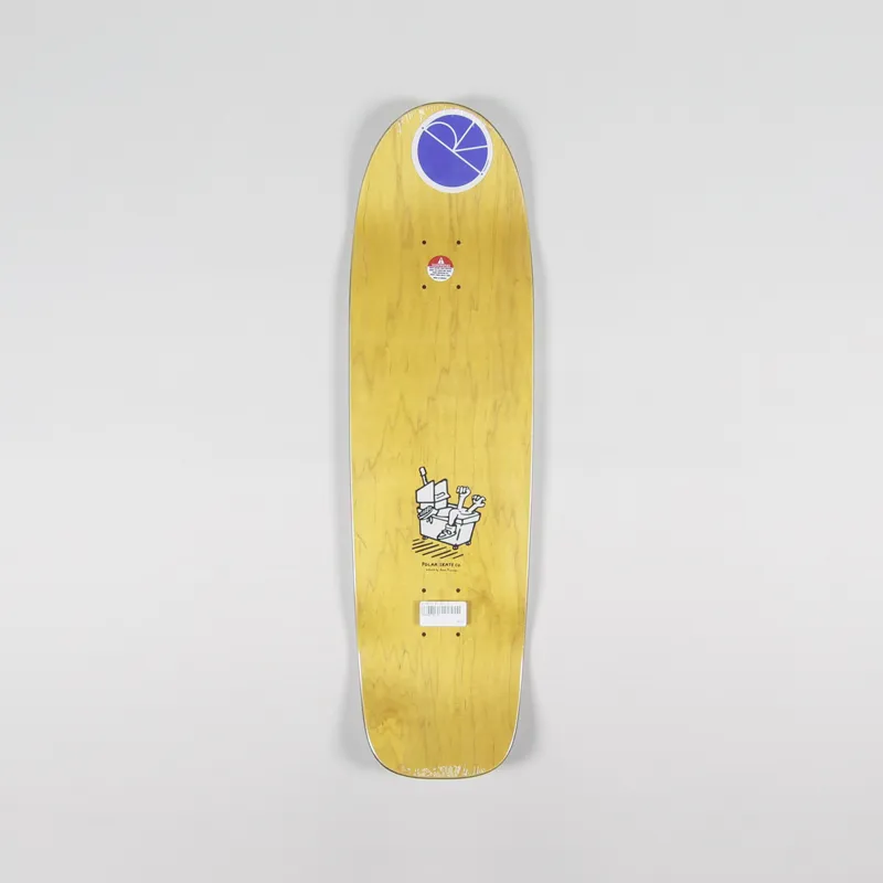 Polar Skate Co. Dane Brady Mopping Deck White Surf Jr-1