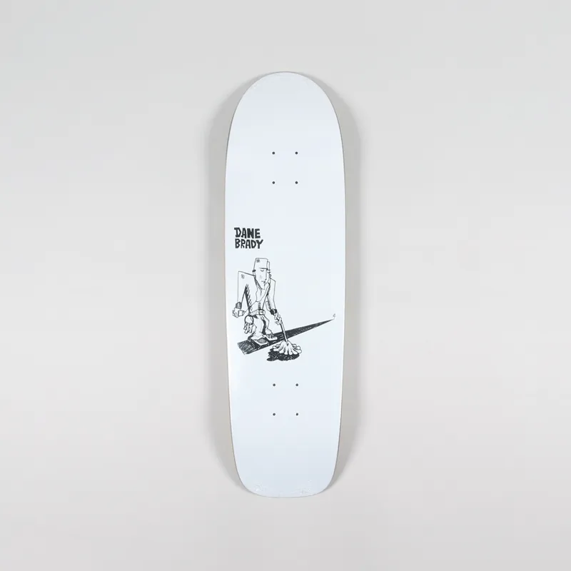 Polar Skate Co. Dane Brady Mopping Deck White Surf Jr